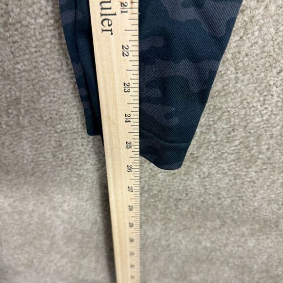 Spanx Look At Me Now Leggings Womens Large Black Camo Seamless High Rise Shaping - Picture 7 of 11